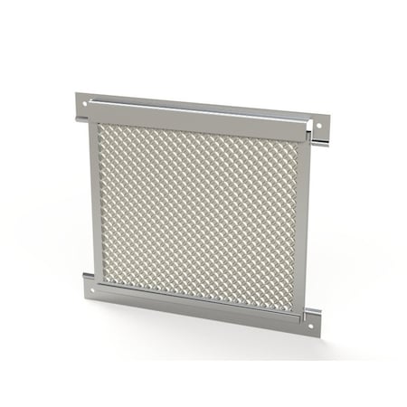 Saginaw Control & Engineering Filter, 10 in. H x 8 in. W x 1/2 in. L, Aluminum SCE-FLT86